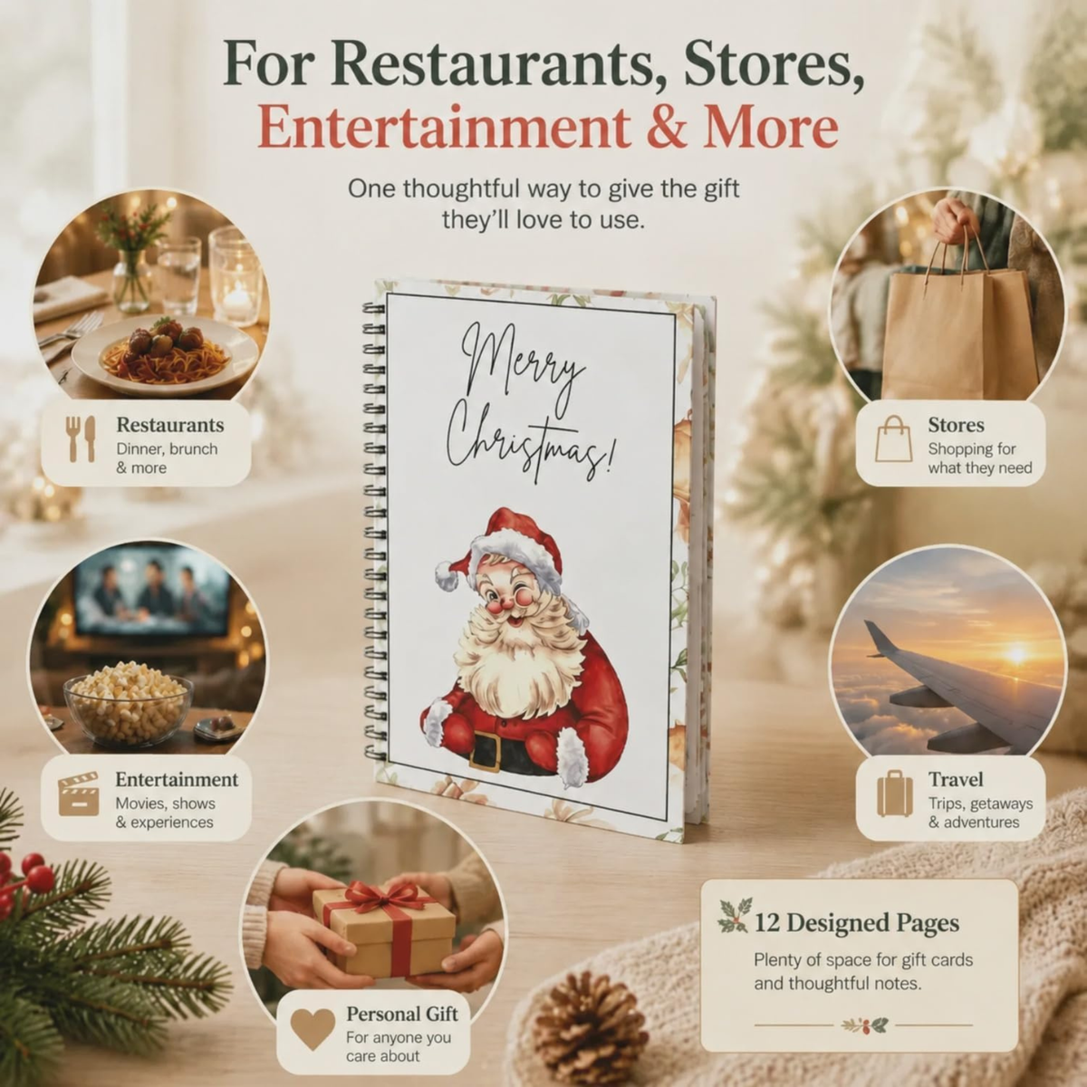 Christmas Gift Card Book